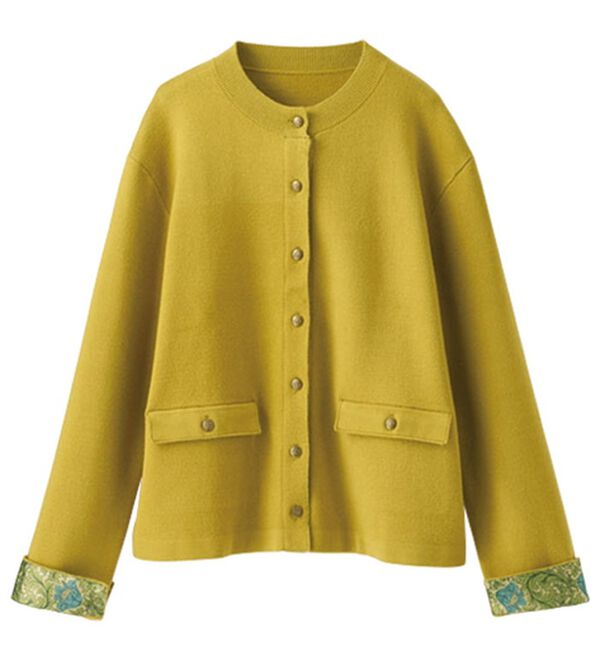 BELLUNA（ベルーナ）の「＜ウィリアムモリス柄＞カーディガン（ニットカーディガン）」｜詳細画像