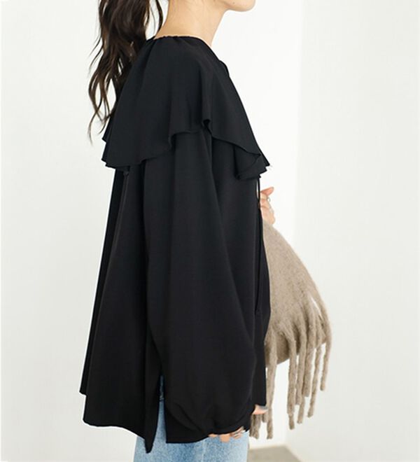 GeeRA（ジーラ）の「フリルカラーブラウス（ブラウス）」｜詳細画像