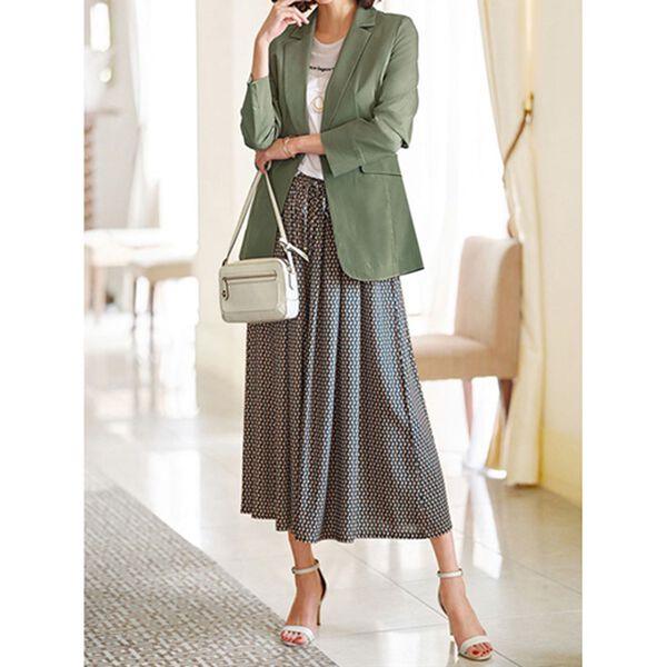 BELLUNA（ベルーナ）の「＜ＳＯＬＯＴＥＸ（Ｒ）＞使用　綿混テーラードジャケット（テーラードジャケット）」｜詳細画像