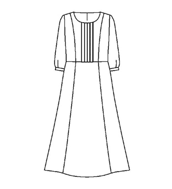 BELLUNA（ベルーナ）の「洗える！ケープ風ジャケットワンピースアンサンブル（ブラックフォーマル（喪服・礼服））」｜詳細画像