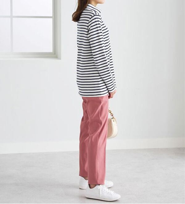 BELLUNA（ベルーナ）の「吸湿発熱ハイネックプルオーバー（カットソー）」｜詳細画像