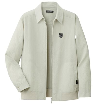 「＜ダンロップ・リファインド＞接触冷感サッカーブルゾン（メンズブルゾン）」