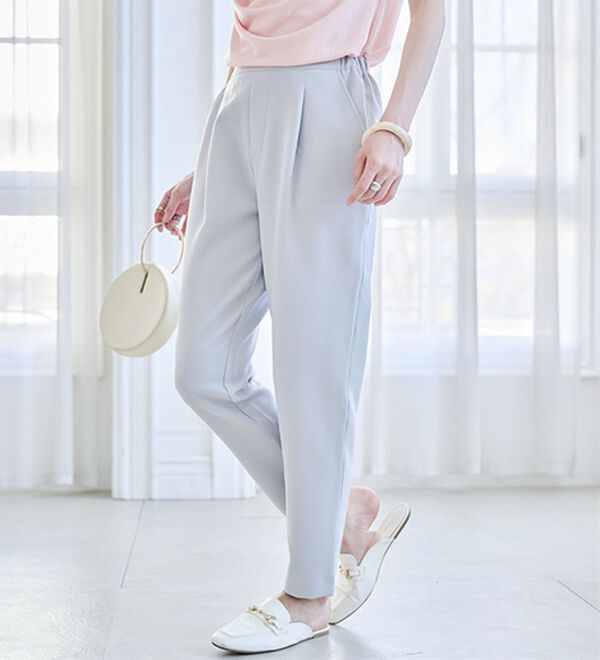 RANAN（ラナン）の「【選べる股下】美脚シルエットタックパンツ（フルレングスパンツ）」｜詳細画像