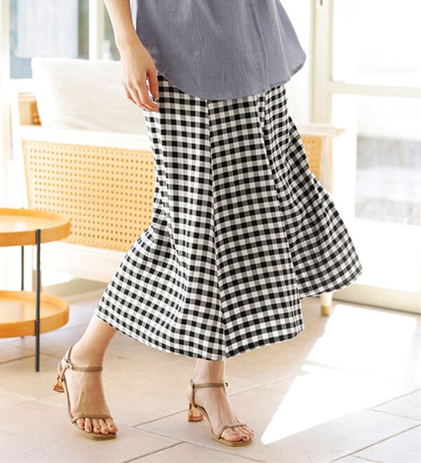 BELLUNA（ベルーナ）の「ふわり軽やかレーヨン素材フレアスカート（ロングスカート）」｜詳細画像