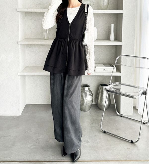 GeeRA（ジーラ）の「ダブルジップティアードベスト（ベスト）」｜詳細画像