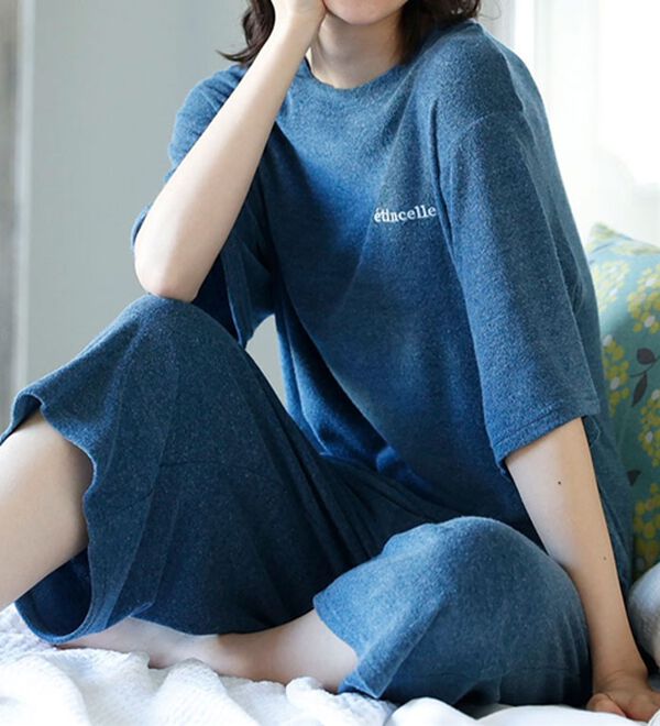 LAVIENNE（ラヴィエンヌ）の「【着るタオル】サラッと気持ちいい！パイルパジャマ（パジャマ・ルームウェア）」｜詳細画像