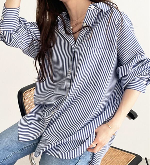 GeeRA（ジーラ）の「アソート柄オーバーサイズシャツ（シャツ）」｜詳細画像