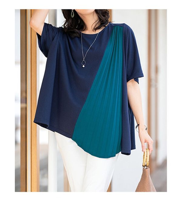 ルフラン（ルフラン）の「【３色組】サイドプリーツプルオーバー＜テイリア＞（カットソー）」｜詳細画像