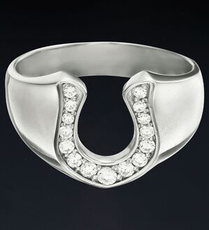 「馬蹄シルバーリング（メンズリング）」｜詳細画像