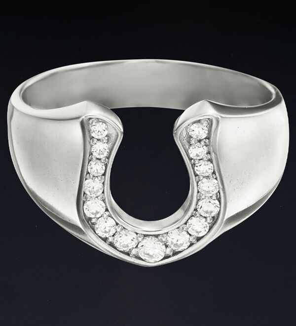 「馬蹄シルバーリング（メンズリング）」｜詳細画像