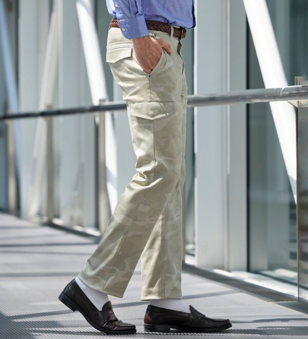 「＜コムルヴァン・オム＞５０代からの［神業］カーゴパンツ（メンズカーゴパンツ）」｜詳細画像