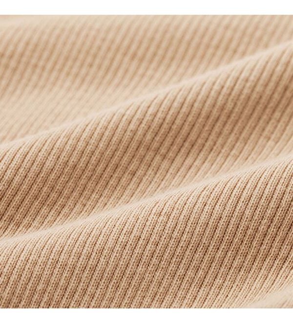 LAVIENNE（ラヴィエンヌ）の「綿１００％オーガニックコットンハーフトップブラ・リブショーツ（別売）（ブラジャー）」｜詳細画像