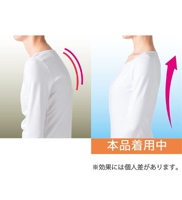 「背すじシャッキリインナー（肌着・インナーウェア）」｜詳細画像