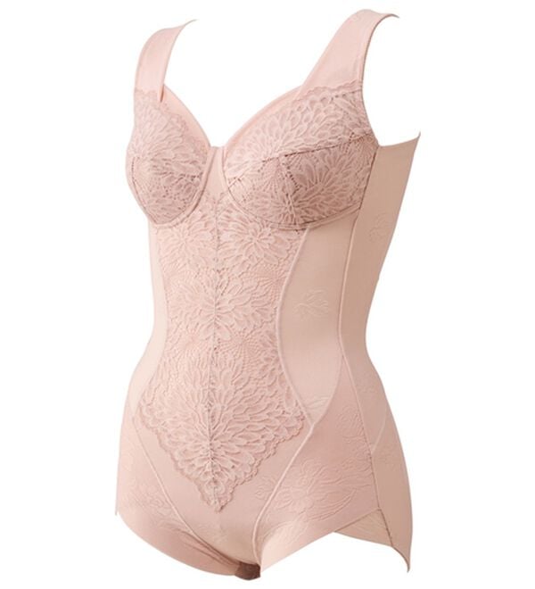 「【２色組】ミセスの為の優しい着心地ボディスーツ（ボディスーツ・シェイパー）」｜詳細画像