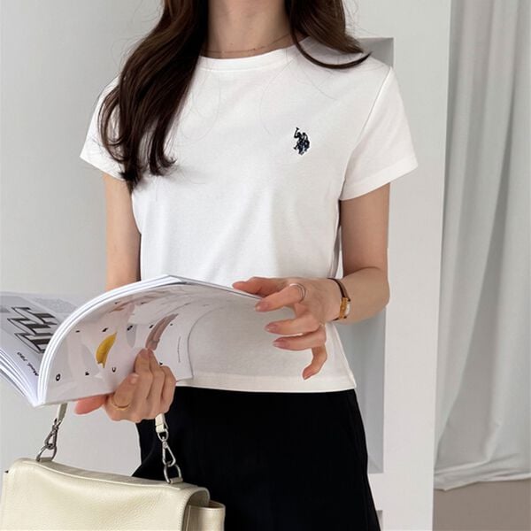 GeeRA（ジーラ）の「【ＵＳ．ＰＯＬＯ．ＡＳＳＮ】汗染み防止ミニＴシャツ（Tシャツ）」｜詳細画像