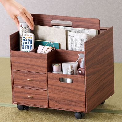 「「探しものゼロ」便利ワゴン（小物・小型収納）」