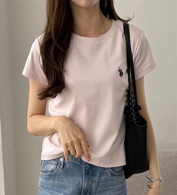 GeeRA（ジーラ）の「【ＵＳ．ＰＯＬＯ．ＡＳＳＮ】汗染み防止ミニＴシャツ（Tシャツ）」｜詳細画像