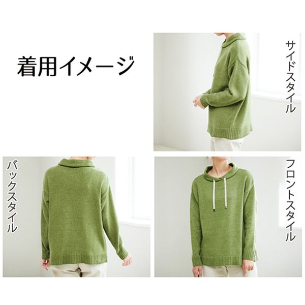 BELLUNA（ベルーナ）の「配色使いほっこりエコニットプルオーバー（ニット・セーター）」｜詳細画像