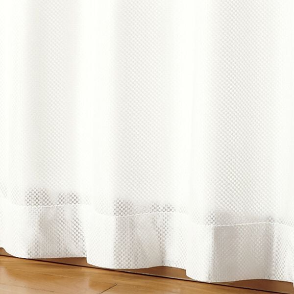 「１００サイズ防音・ＵＶカット・見えにくいレースカーテン（レースカーテン）」｜無地調