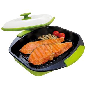 「レンジで焼けーる（角型）（調理器具）」｜詳細画像