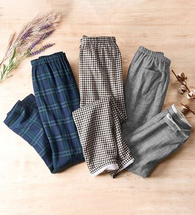 ルフラン（ルフラン）の「【３本組】のびのびダブルガーゼのおうちパンツ（その他パンツ）」