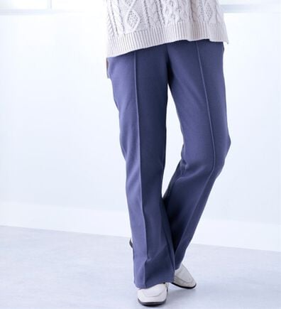 BELLUNA（ベルーナ）の「ふっくらウール調フレアーシルエットパンツ（フルレングスパンツ）」