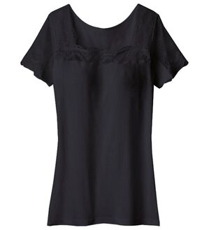 LAVIENNE（ラヴィエンヌ）の「＜ラヴィクールナチュラル＞激汗ゲッターレース・カップ付インナー（ブラトップ・カップ付きインナー）」｜ブラック