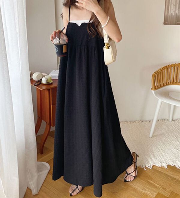 GeeRA（ジーラ）の「ぽこぽこエンボス素材キャミワンピース（その他ワンピース）」｜詳細画像