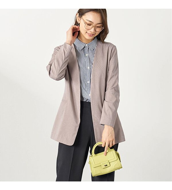 BELLUNA（ベルーナ）の「【４点セット】＜５つのラクが嬉しい！＞洗える！ストレッチ素材４点セットスーツ（その他スーツ）」｜詳細画像