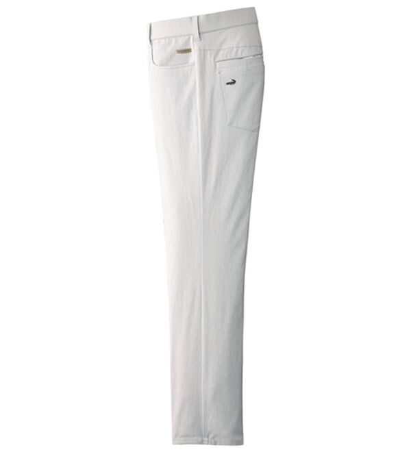 「＜クロコダイル＞ドビー柄パンツ（メンズフルレングスパンツ）」｜グレー