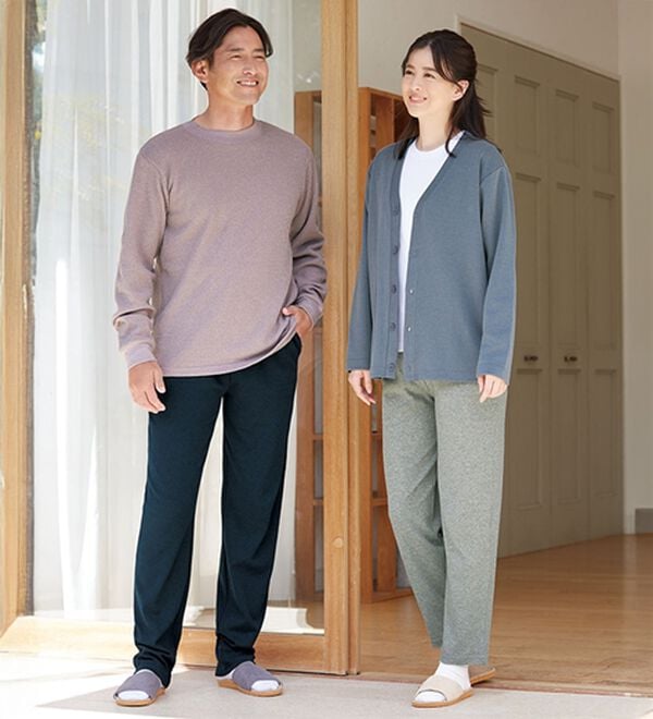 「【３本組】肌に優しい綿１００％なめらかスムースパンツ（メンズルームウェア）」｜詳細画像