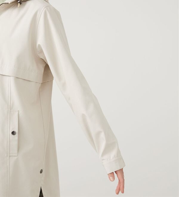 BELLUNA（ベルーナ）の「はっ水加工ボンディング素材ロング丈パーカー（ハーフコート）」｜詳細画像