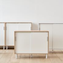 iellio（イエリオ）の「Ｒｏｏｍｎｈｏｍｅ北欧風モダンキャビネット＜収納　キャビネット　スクエアキャビネット　ラック　収納棚＞（リビング収納）」