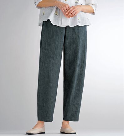 BELLUNA（ベルーナ）の「日本製まるっとバルーンパンツ（フルレングスパンツ）」