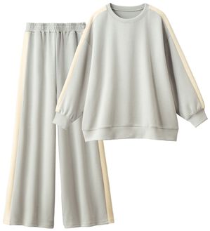 ルフラン（ルフラン）の「らくちんすぎるハンサムスーツ（セットアップ）」｜グレー