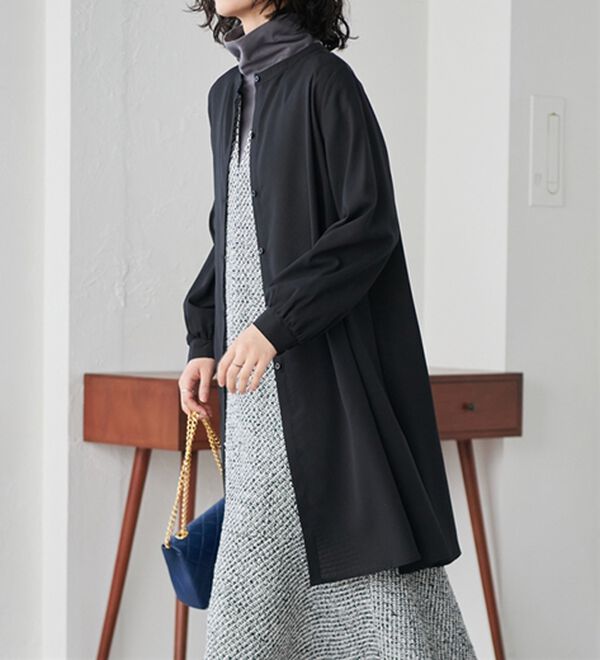 RANAN（ラナン）の「２ＷＡＹボタン使いフレアーブラウス（ブラウス）」｜詳細画像