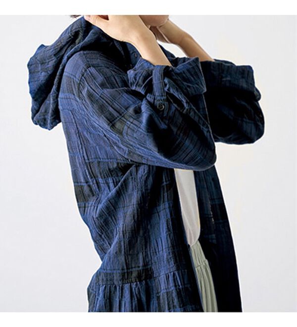 BELLUNA（ベルーナ）の「シャーリングドビー素材日差し対策パーカー（パーカー）」｜詳細画像