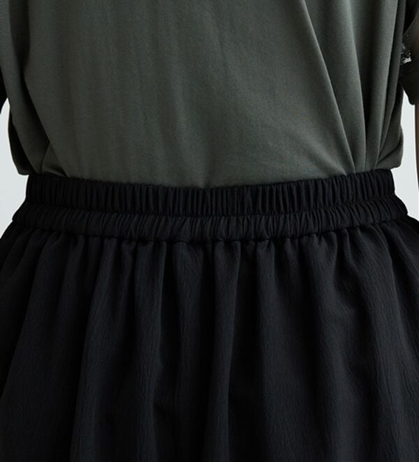 BELLUNA（ベルーナ）の「しぼ感素材バルーンスカート（ロングスカート）」｜詳細画像