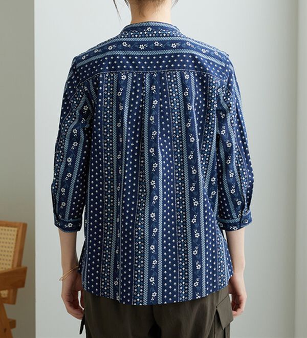 BELLUNA（ベルーナ）の「綿１００％ピンタックデザインブラウス（ブラウス）」｜詳細画像