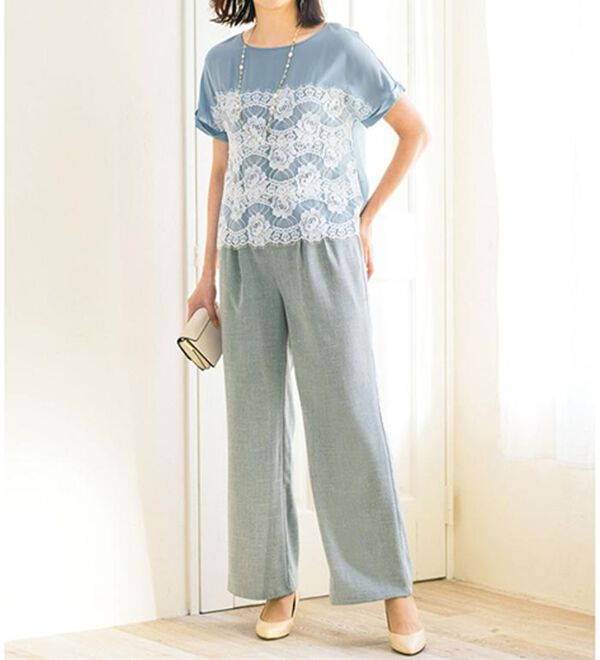 ルフラン（ルフラン）の「さらり涼やかバックデザインセットアップ（その他スーツ）」｜詳細画像