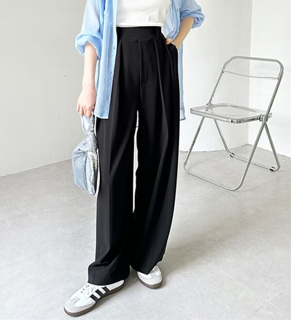 GeeRA（ジーラ）の「インタックスラックスワイドパンツ（フルレングスパンツ）」｜詳細画像