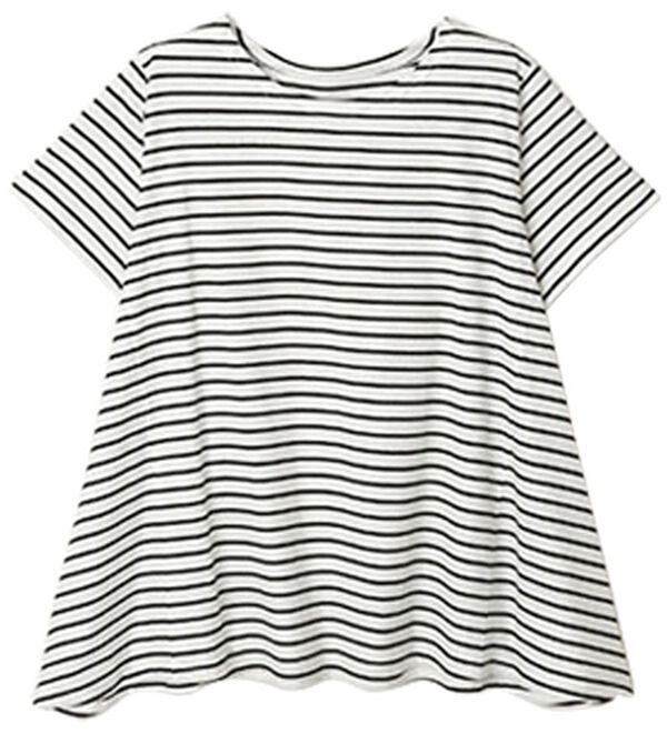 RANAN（ラナン）の「＜ＢＣ＞綿１００％ひんやりフレアーシルエットプルオーバー（カットソー）」｜詳細画像