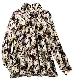 VINNO（ヴィノ）の「＜ＩＰＥＫＥＲ（イペカ）＞プリントボウタイブラウス（ブラウス）」｜ベージュ系