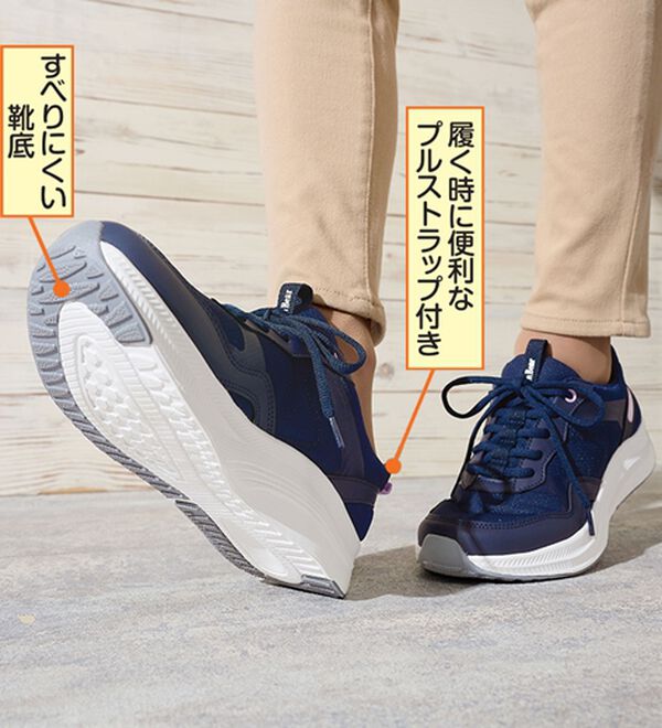 「ゴールデンベア５Ｅはっ水厚底シューズ（スニーカー）」｜詳細画像