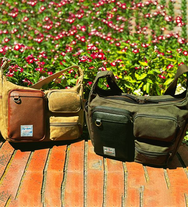 「大人に似合う国産帆布のこだわりクロスボディバッグ（メンズショルダーバッグ）」｜詳細画像