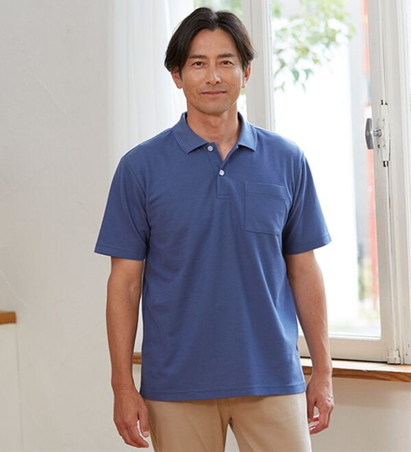 「毎日着たい吸汗速乾ポロシャツ（メンズポロシャツ）」｜詳細画像