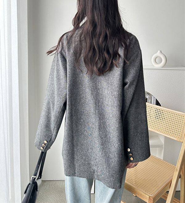 GeeRA（ジーラ）の「オーバーサイズダブルテーラードジャケット（テーラードジャケット）」｜詳細画像