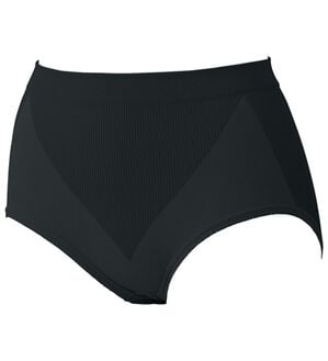 LAVIENNE（ラヴィエンヌ）の「綿混のびのびフィットミラクるショーツ（ショーツ）」｜ブラック