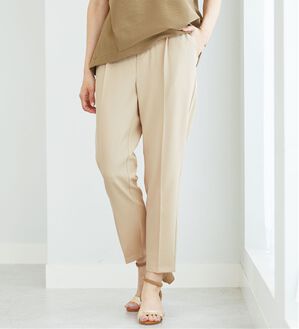 BELLUNA（ベルーナ）の「サラサラ美脚テーパードパンツ（テーパードパンツ）」｜アイボリー