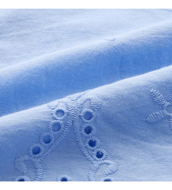 GeeRA（ジーラ）の「刺しゅうデザインショート丈ブラウス（ブラウス）」｜詳細画像